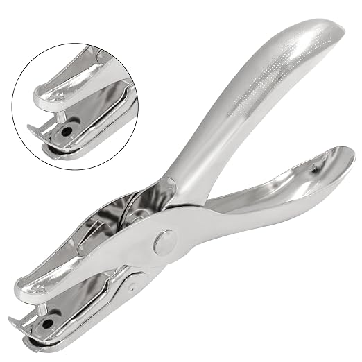 3Pcs 1/8”/ 3mm Small Mini Metal Hole Punchers Tiny Circle Shaped Hole Handheld - Image 3
