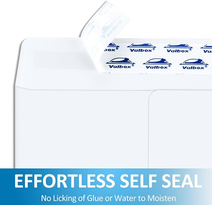 ValBox 9x12 Self Seal Catalog Envelopes 250 Packs White Envelopes - Image 3