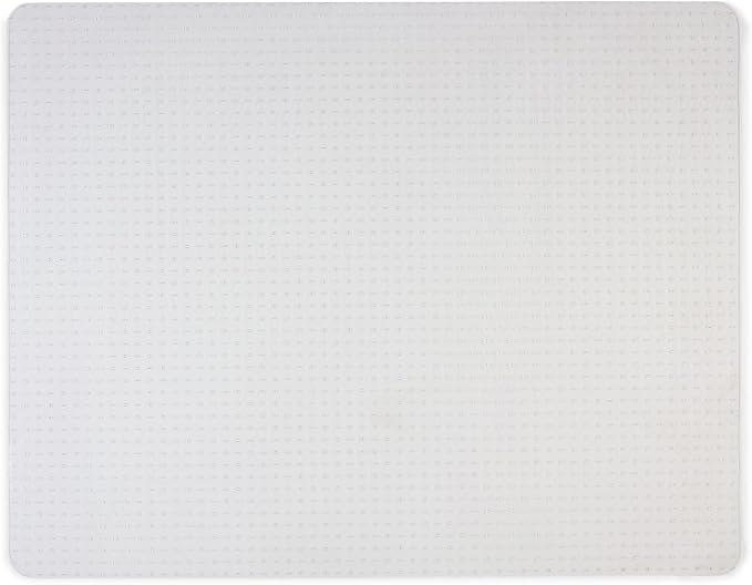 Staples Office Chair Mat, Flat-Pile Carpets, 60 x 46 Inch, Smooth Glide by Staples