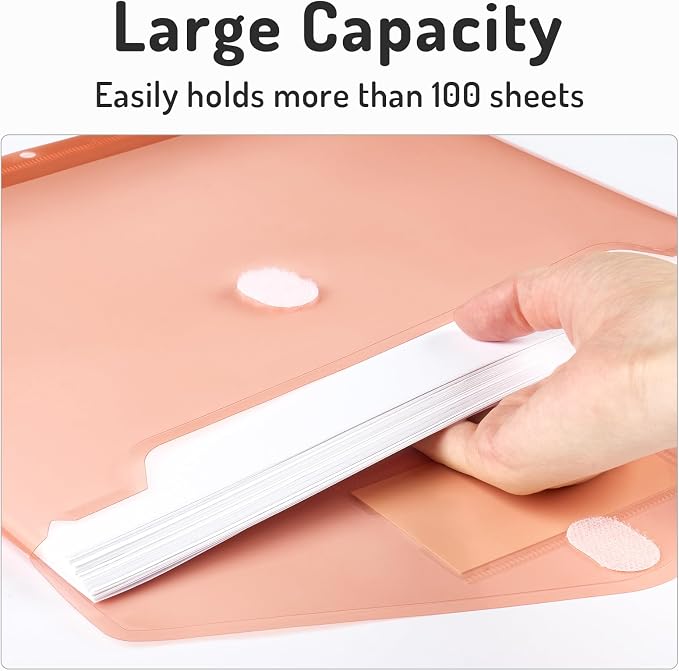 Forvencer Binder Pocket, 36 Pack Super Heavyweight Plastic Folders - Image 5