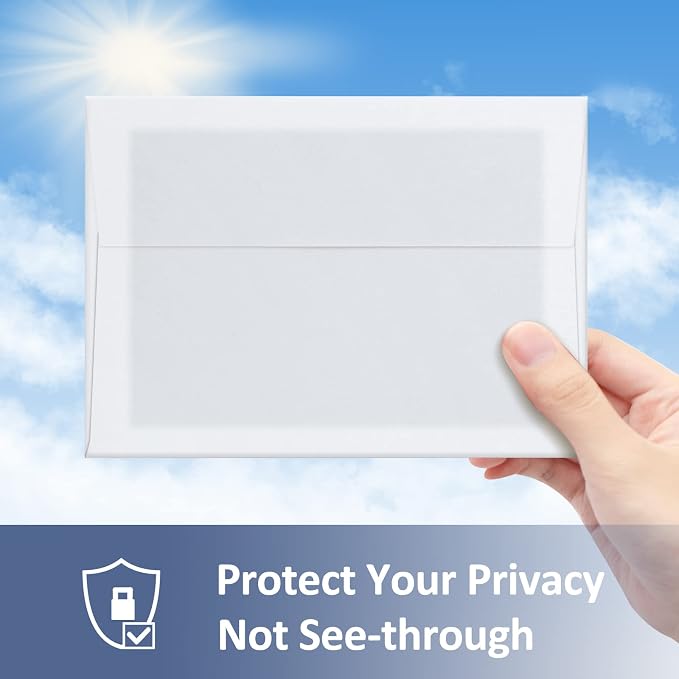 ValBox A2 Invitation Envelopes 4.375x5.75" White Envelopes Self Seal - Image 5