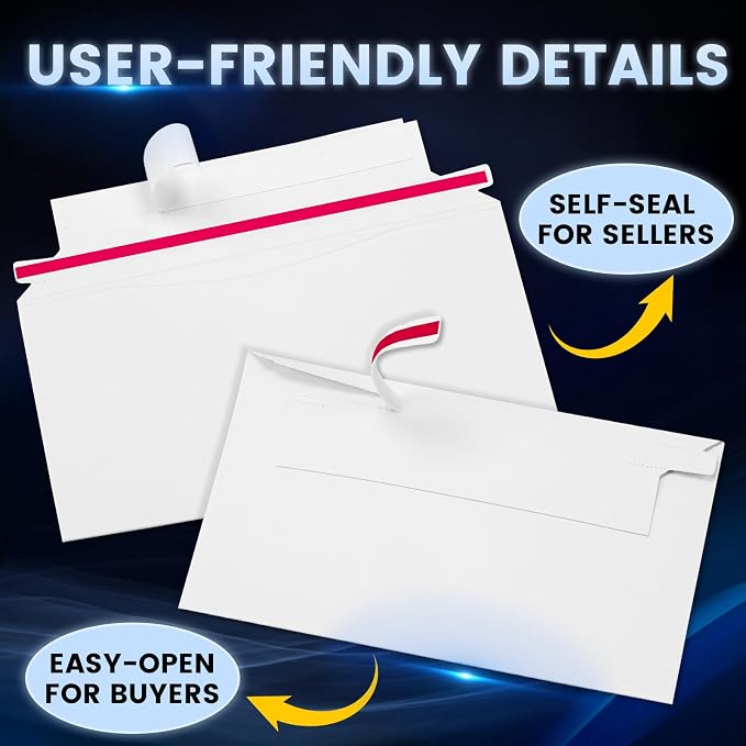 180 Pack Mailer Trading Card Envelopes，7" x 4.35" Trading Card Mailers - Image 6