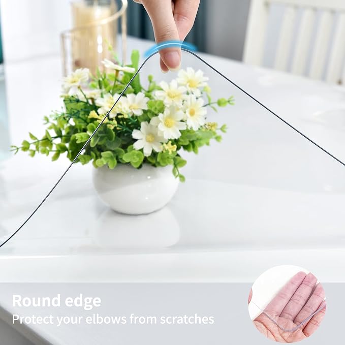 Clear Desk Mat, Non-Slip PVC Desk Protector Mat - Image 6