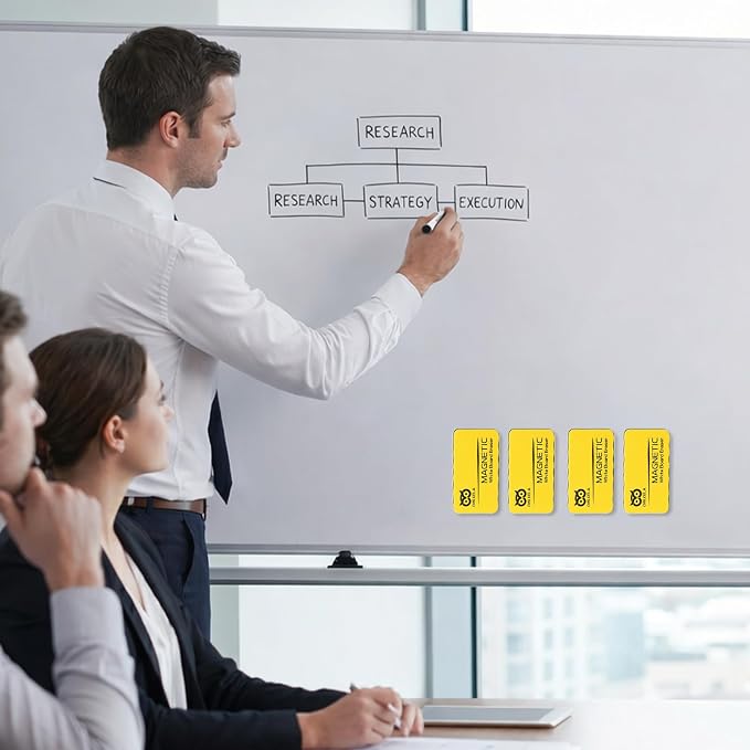 OWLKELA 8Pcs White Board Erasers, Magnetic Dry Erase Eraser Ideal - Image 6