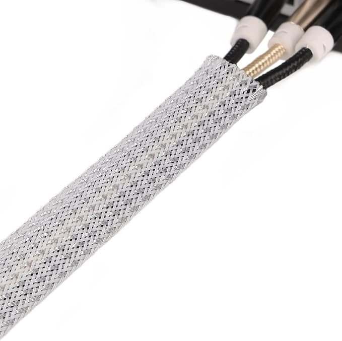 25ft PET Expandable Braided Cable Sleeve 1 inch Pet Braided Cable Sleeve - Image 8