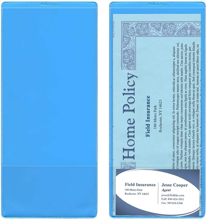 StoreSMART - Plastic Policy/Lotto Ticket Holders - Single Unit - INS30-LB-1 by StoreSMART