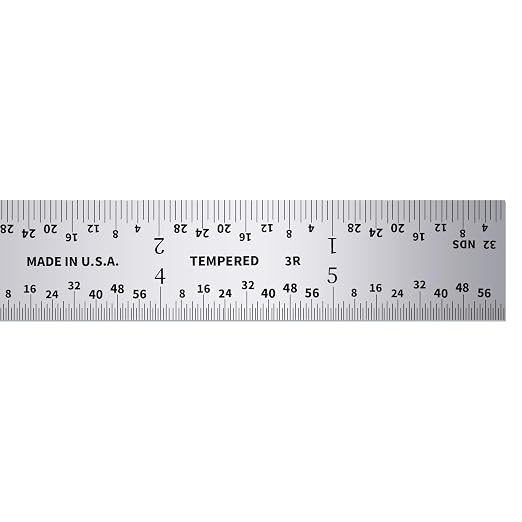 PEC Tools Made in USA Machinist Rule, Satin Chrome Finish, Markings 1/10" - Image 3
