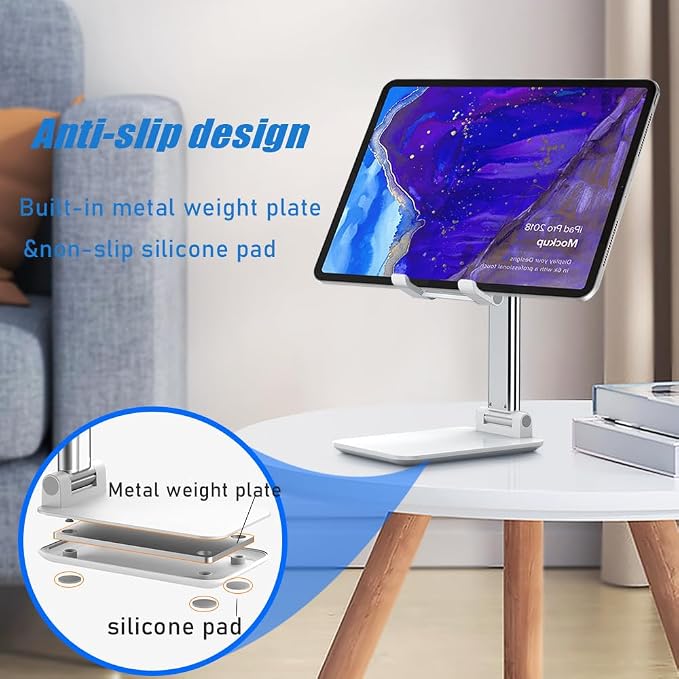 Phone Stand for Desk, Cell Phone Holder Cute Smart Cellphone Stand Foldable - Image 2