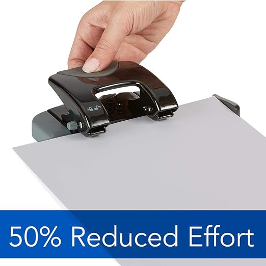 Swingline 2 Hole Punch, 20 Sheet Capacity Hole Puncher, Paper Punch, SmartTouch - Image 4