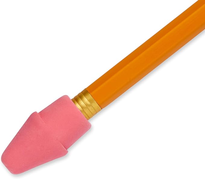 Paper Mate Arrowhead Pink Pearl Cap Erasers, Homeschool, Teacher Supplies - Image 2