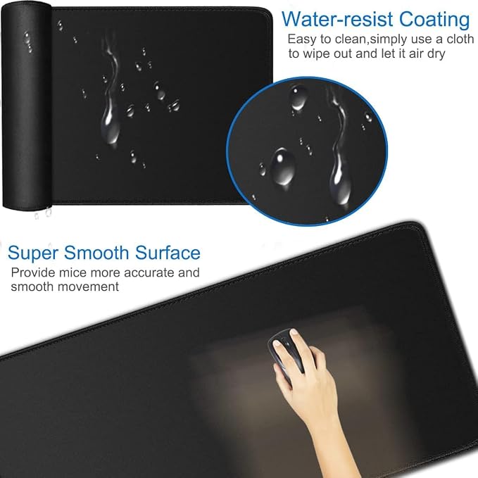 Large Extended Long Mousepad, 47.2x23.6 inch Large Gaming Non-Slip Mouse pad - Image 4