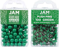 JAM PAPER Colorful Push Pins by JAMPaper