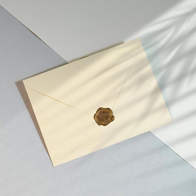 100 PCS Cream Colorful A7 Envelopes - Image 4