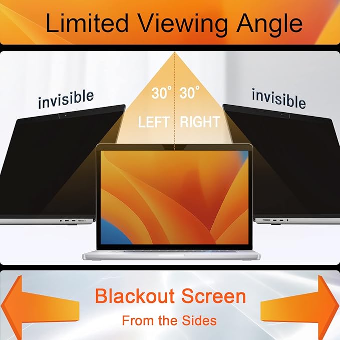 Mamol Magnetic Privacy Screen MacBook Air 13 Inch, Removable Anti Blue Light - Image 4