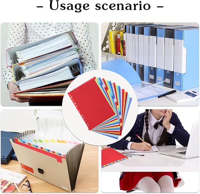 21-Tab A-Z Alphabet Binder Dividers - Image 6