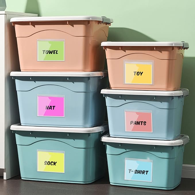 30 Pack Self-Adhesive Index Card Pockets - Image 7