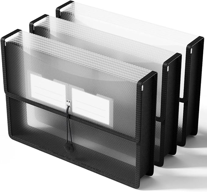 ThinkTex Plastic Expanding File Folders, Transparent Envelopes - Image 8