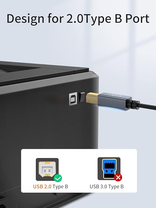 CableCreation USB C to USB B 15FT Printer Cable - Image 5