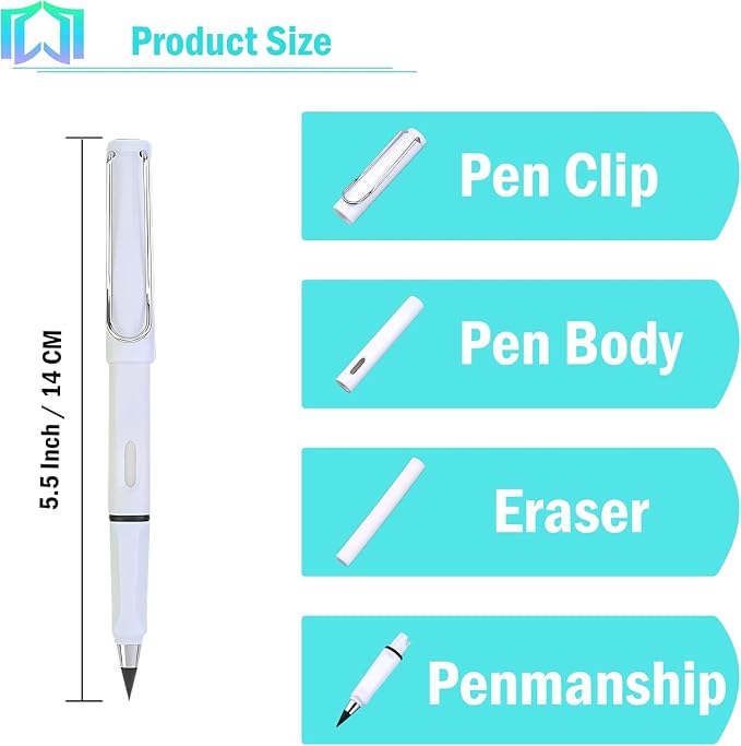 12 Sets Everlasting Pencil, Infinity Pen, NO-Sharpening Pencils - Image 3