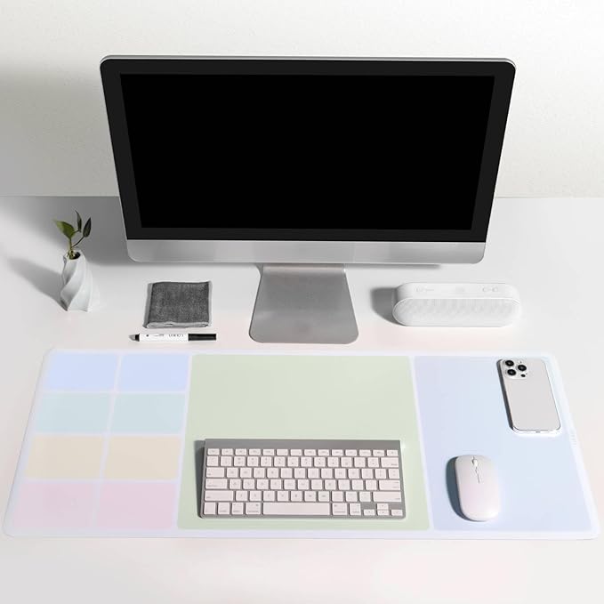 LOUKIN Erasable Dry Erase Desk Mat, Writing White Board, Non-Slip Desktop - Image 2
