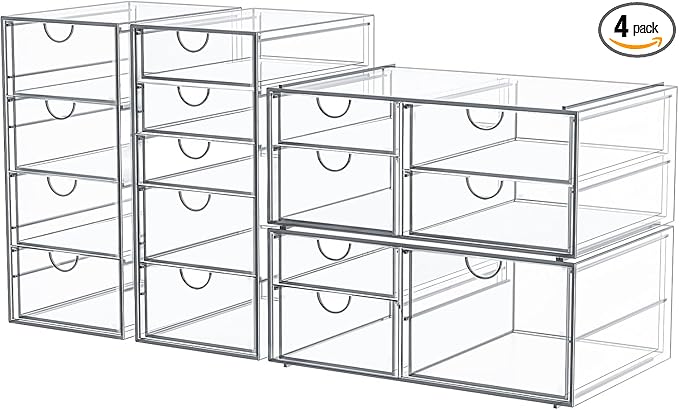 caktraie Makeup Organizer Storage by shoeboxesanddeskorganizers