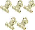 Xiaoyztan Mini Clips, 20mm Wide Gold Bulldog Clips Paper Clip Binder Bull Clip by Welcometoxiaoyztan