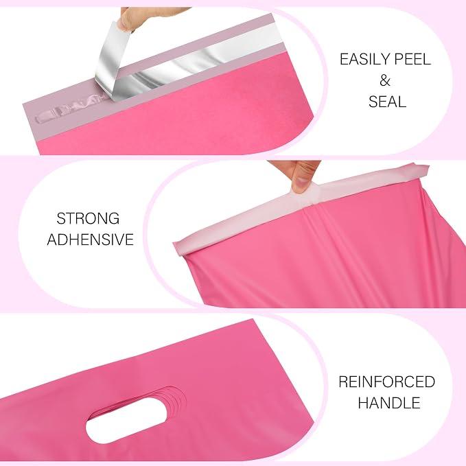 Poly Mailers 12x15.5 inch 50 Pcs, Upgrade Design Tamper Proof Mailers Poly Bags - Image 3