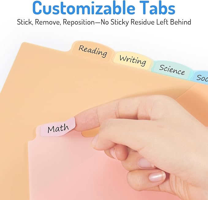 Forvencer 96 Count Dividers for 3 Ring Binder, 8 tabs Binder Dividers - Image 7