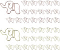 OWLFAVO 36pcs Elephant Shape Paper Clips by OWLFAVO