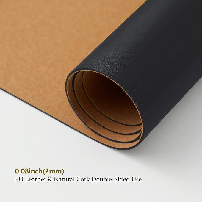 Cork Desk Mat - Small Dual-Sided Desk Pad - Image 3