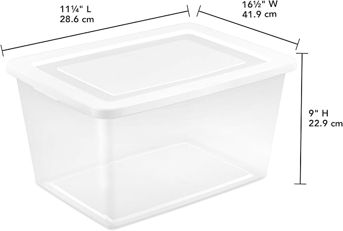 Sterilite 32 Pack Storage Box, 58 Quart Stackable Tote - Image 3