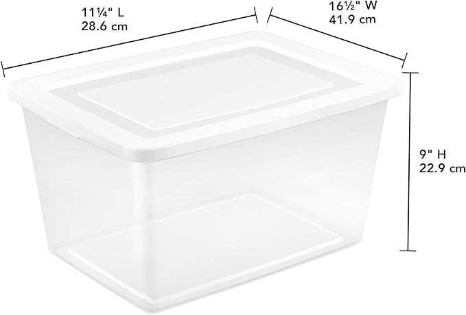 Sterilite 24 Pack Storage Box, 58 Quart Stackable Tote - Image 3