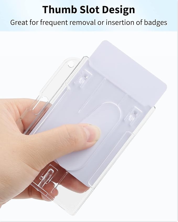 Pawfly 2 Pack Horizontal 2-Card Badge Holders - Image 3