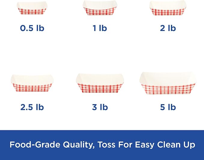 Karat Paper Food Trays Disposable Sturdy Food Boats, Leak Resistant | Ideal - Image 7