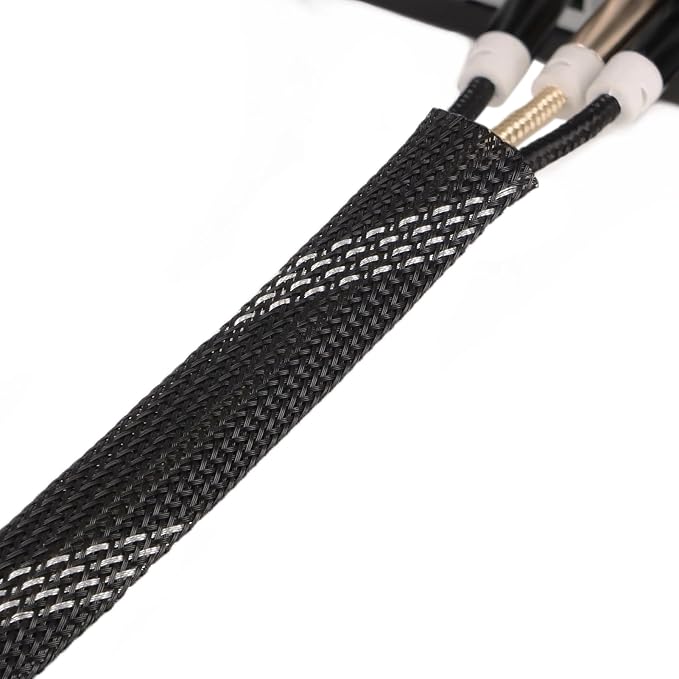 25ft PET Expandable Braided Cable Sleeve 13/16inch Pet Braided Cable Sleeve - Image 8