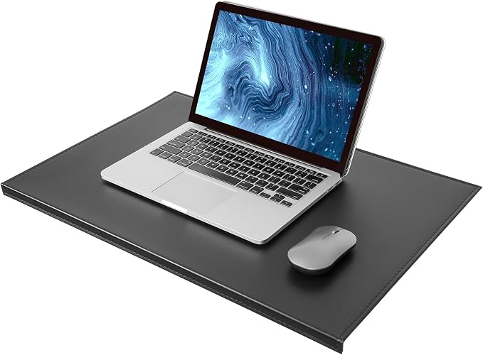 AKOZLIN 27.55”x 18.9" Soft PU Leather Surface Office Desk Mouse Mat Anti-Push - Image 2