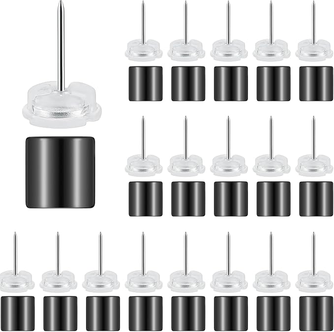 Outus 20 Sets Magnetic Push Pin Magnet Thumb Tack Poster Hanger Thumb Tacks by Outus