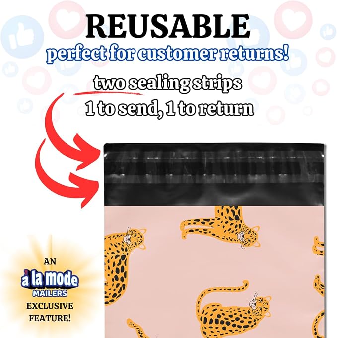 Poly Mailers 12.5x15 50 Pack | Self-Sealing Shipping Bags Envelopes - Image 3