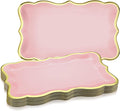 Havawish 24 Pcs 9" x 13" Pink Disposable Paper Serving Trays and Platters Food by Havawish