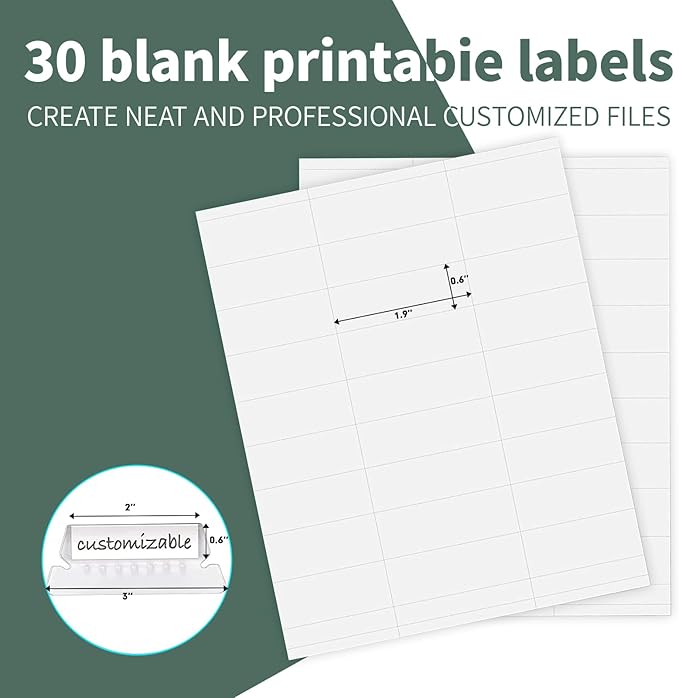 HERKKA Extra Capacity Hanging File Folders, 30 Pack Reinforced Hang Folders - Image 6