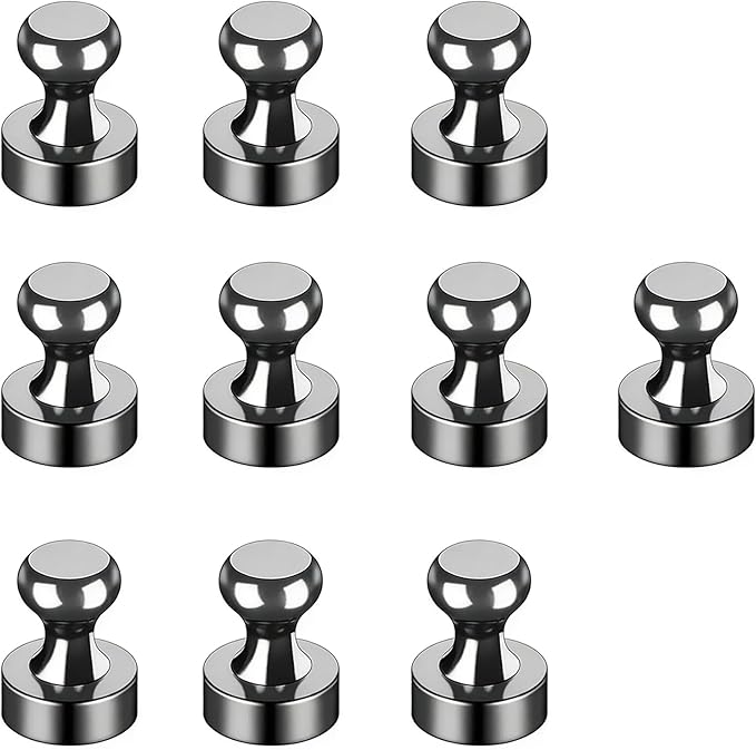 Strong Fridge Magnets, 12 x 16mm, Heavy Duty Magnetic Push Pins by honsing