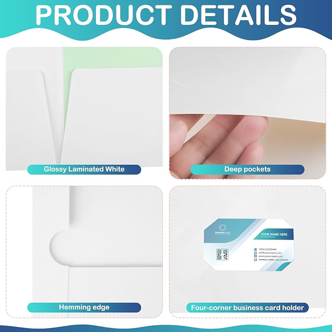 Yeaqee 100 Pack Folders Bulk - Image 3