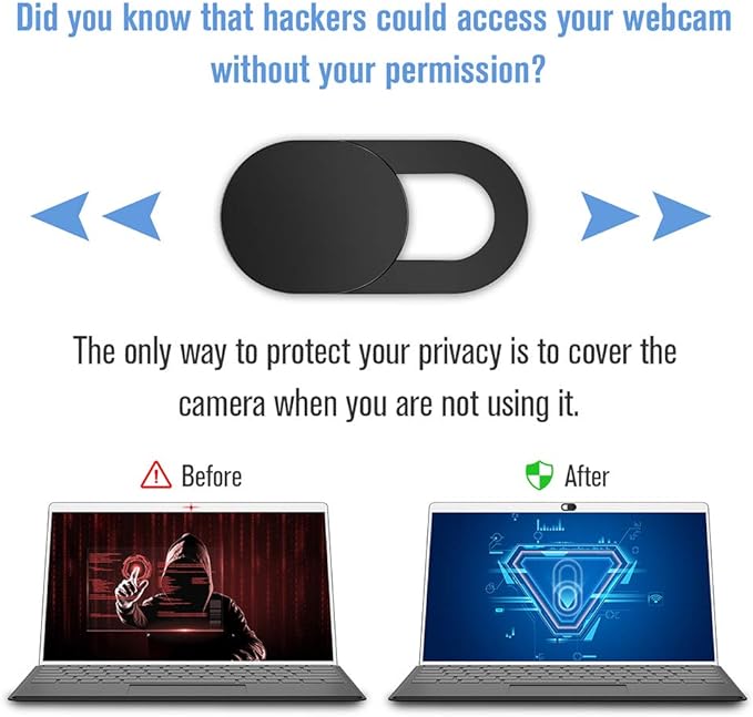 Webcam Cover Slide, Ultra-Thin Web Camera Cover - Image 4