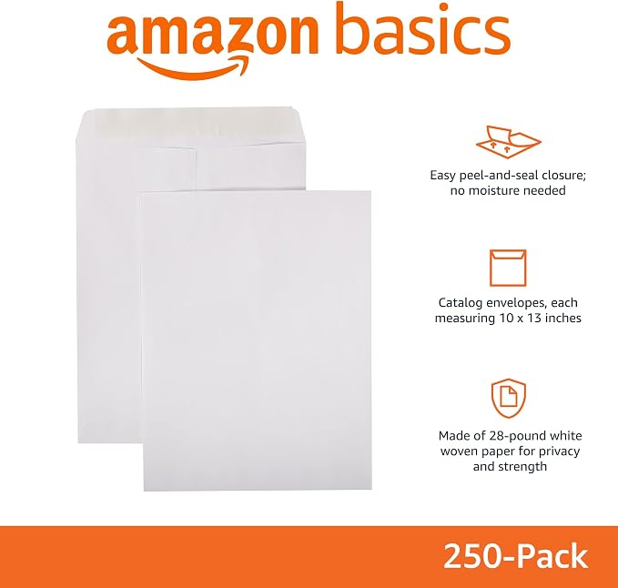 Amazon Basics Catalog Self Seal Envelopes - Image 2