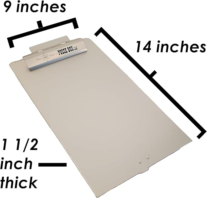 Posse Box - Bottom-Opening Dual Compartment Clipboard PB-37C · Anodized - Image 4