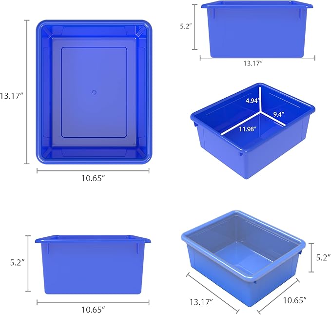 Storex Letter Size Deep Storage Tray – Organizer Bin - Image 11