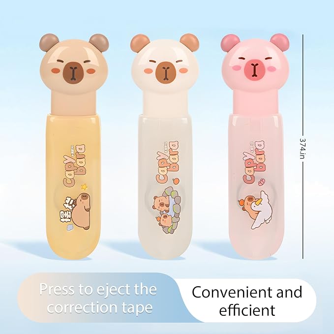Retractable White Correction Tape, Cute Cat Paw Correction Tape Pens, Mini - Image 6