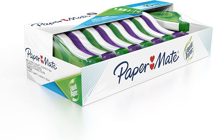 Paper Mate Liquid Paper DryLine Extra Long Tapes, Teacher Supplies, College - Image 2