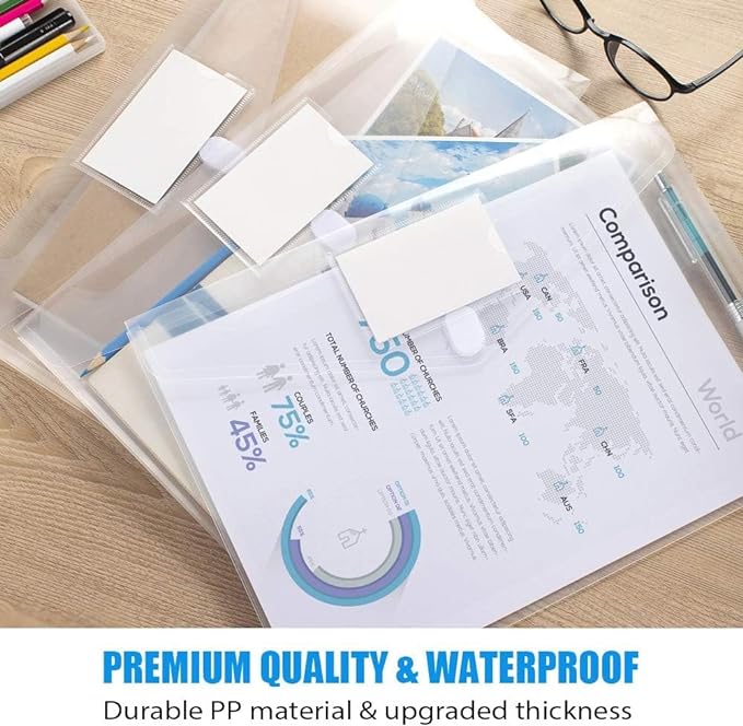 Sooez 5 Pack Plastic Envelopes Poly Envelopes - Image 5