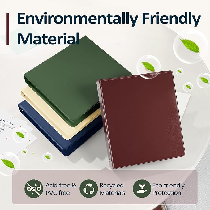 BinderX Extra Durable 1.5 Ring Binder, Round Ring 1.5 Inch Binders, Fits 325 - Image 2